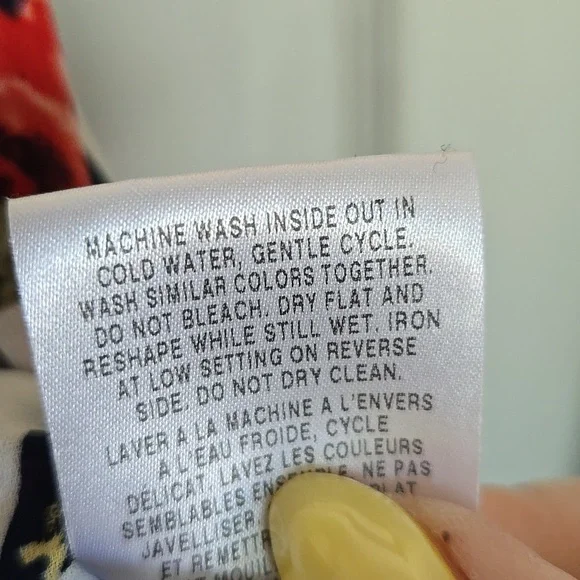 Penningtons Plus Size Floral Striped Sleeveless Top With Tie Bottom - Size 1x - Picture 9 of 9